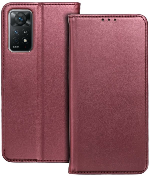 Θήκη SMART MAGNETO για HONOR 400 μπορντό