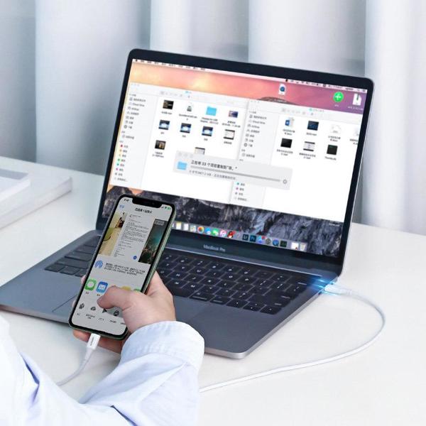 Καλώδιο USB Ugreen USB-C - Lightning 1.5 m Λευκό (6957303867486)