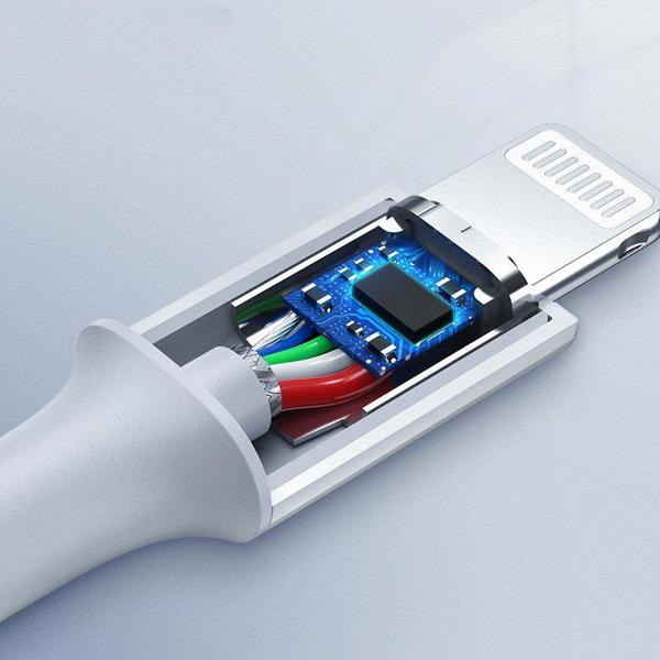 Καλώδιο USB Ugreen USB-C - Lightning 1.5 m Λευκό (6957303867486)