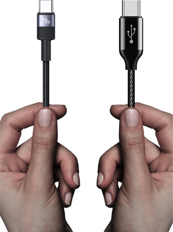 Καλώδιο USB Usams USB-C - USB-C 1.2 m Μαύρο (Usa001453)