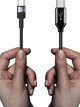 Καλώδιο USB Usams USB-C - USB-C 1.2 m Μαύρο (Usa001453)