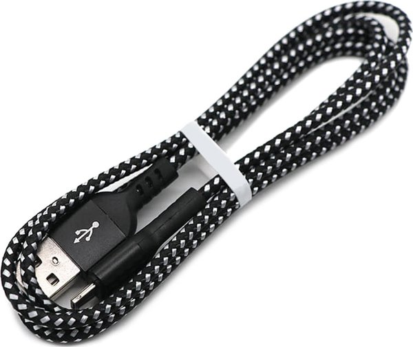 Kabel USB Maclean USB-A - Lightning 2 m Czarny (MCE481)