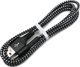 Kabel USB Maclean USB-A - Lightning 2 m Czarny (MCE481)