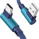 Καλώδιο USB Hertz USB-A - USB-C 1 m Μπλε (KK21U)