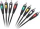 Καλώδιο CABLETECH RCA (Cinch) x4 - RCA (Cinch) x4 3m μαύρο (KPO4003-3.0)