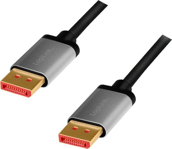 Kabel LogiLink DisplayPort - DisplayPort 1m szary (CDA0104)