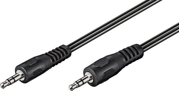Καλώδιο PremiumCord Jack 3.5mm - Jack 3.5mm 3m μαύρο (kjackmm3)