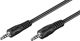 Καλώδιο PremiumCord Jack 3.5mm - Jack 3.5mm 3m μαύρο (kjackmm3)