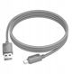 Kabel USB Hoco USB-A - microUSB 1 m Szary