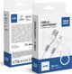 Καλώδιο BLUE STAR USB A σε Lightning 2A 12W DC99I 1 m λευκό