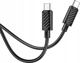 Kabel USB Hoco USB-C - USB-C 1 m Czarny (HOCOACC10)