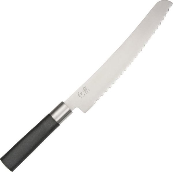 KAI Wasabi Black Μαχαίρι Ψωμιού, 23cm, Ανοξείδωτο Ατσάλι