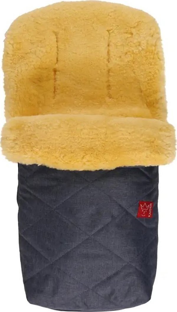 Kaiser KAISER winter envelope with woll, Natura navy melange, 6-36 m., 85x45 cm, 6541172