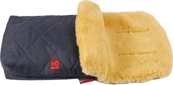 Kaiser KAISER winter envelope with woll, Natura navy melange, 6-36 m., 85x45 cm, 6541172