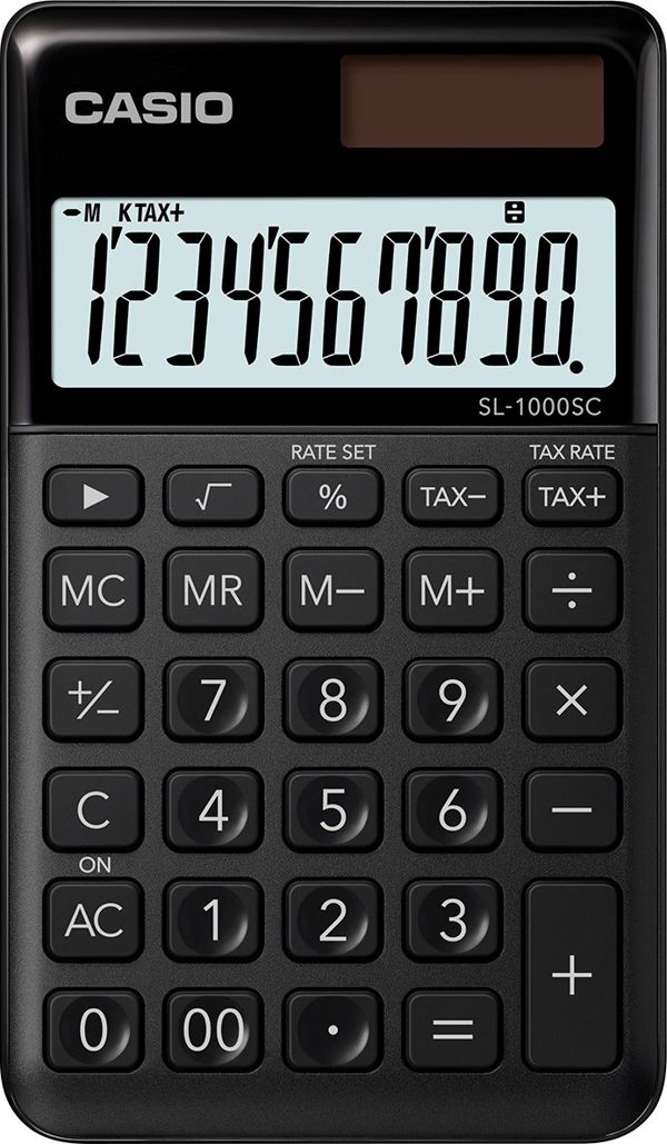 Αριθμομηχανή CASIO (SL-1000SC-BK-S)