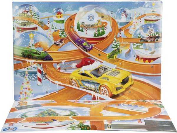 Ημερολόγιο Advent Mattel Hot Wheels Ημερολόγιο Advent 2024 (HTG00)
