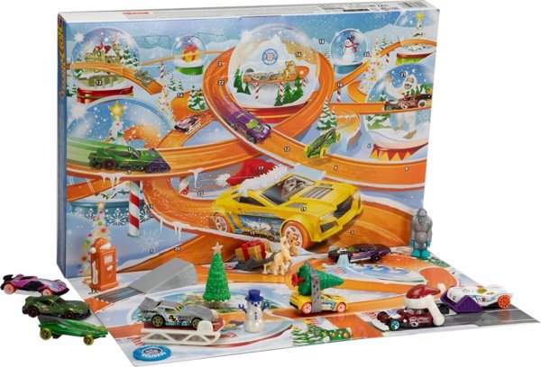 Ημερολόγιο Advent Mattel Hot Wheels Ημερολόγιο Advent 2024 (HTG00)