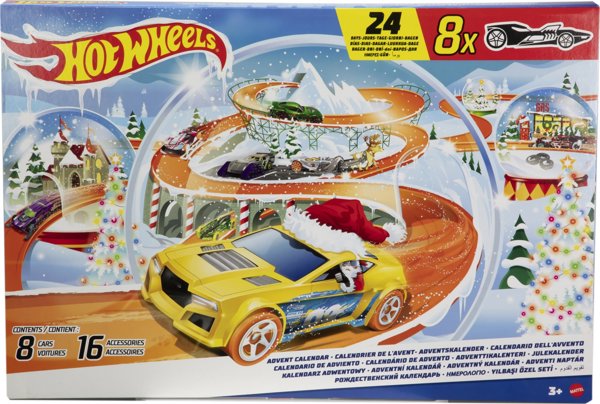 Ημερολόγιο Advent Mattel Hot Wheels Ημερολόγιο Advent 2024 (HTG00)