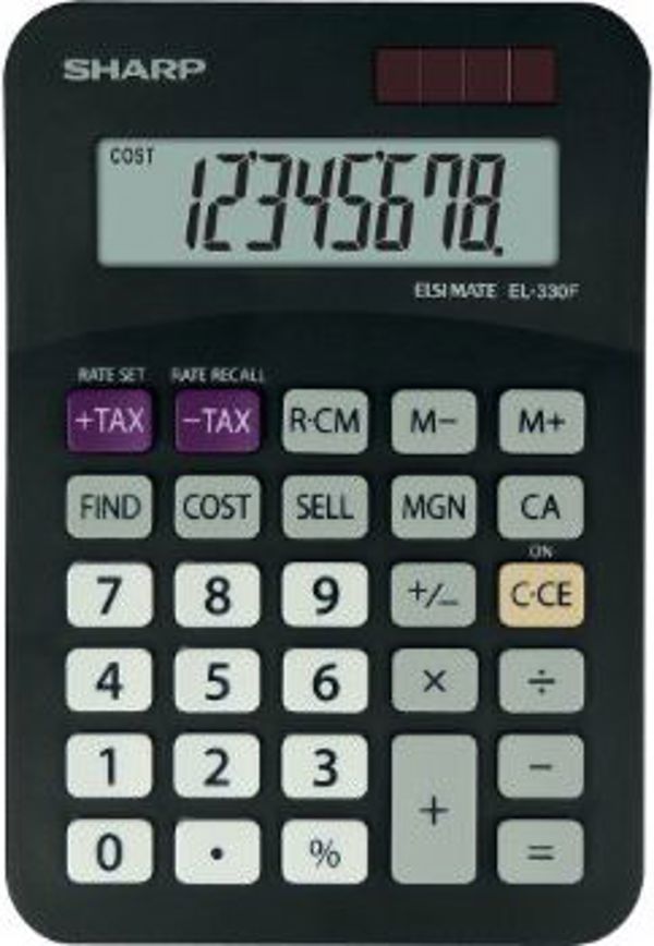 Αριθμομηχανή Sharp EL330FBBK (4974019027500) 956894 4974019027500