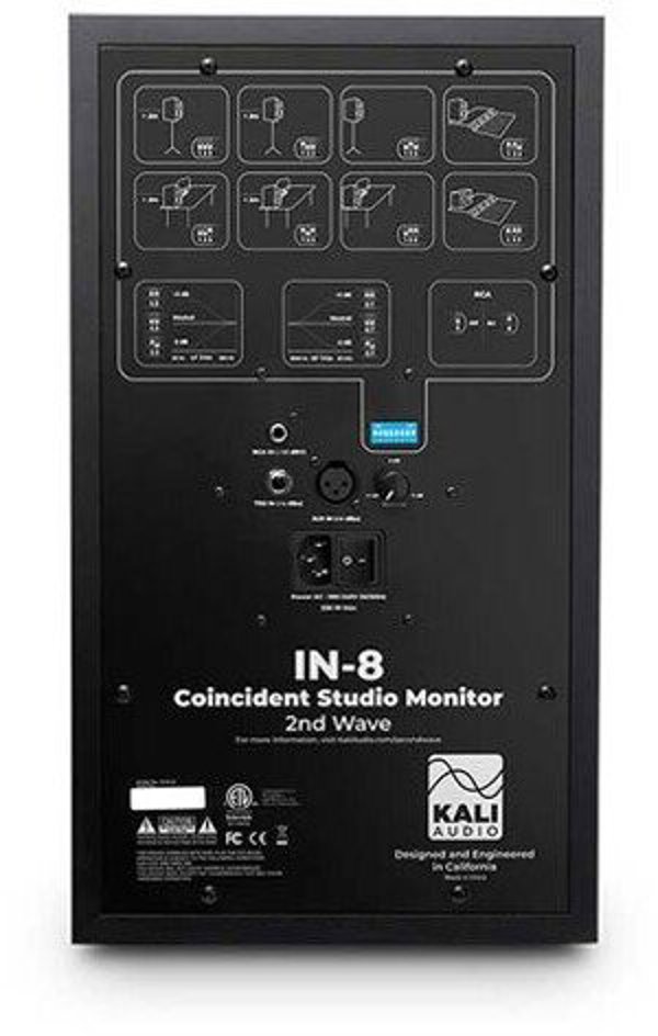Ενεργό ηχείο 3 δρόμων Kali Audio IN-8 V2, μαύρο