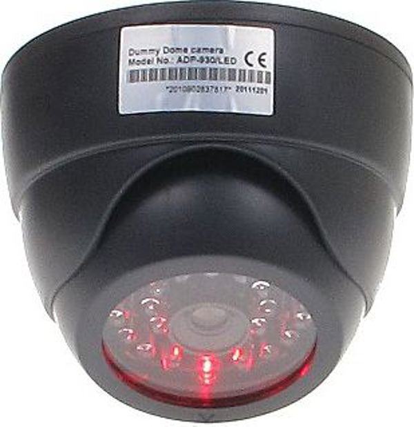NoName Ψεύτικη Κάμερα Dome ADP-930 με LED που Αναβοσβήνει, Εσωτερικού Χώρου, Μαύρο Χρώμα
