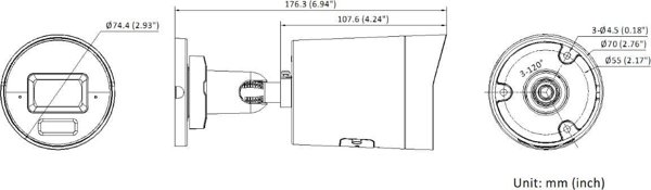 Kamera IP Hikvision DS-2CD2067G3-LI2UY/SL 2.8mm PL