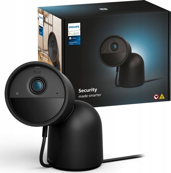 Κάμερα IP Philips Philips Hue | Secure Wired Desktop Camera | Bullet | IP65 | Μαύρο