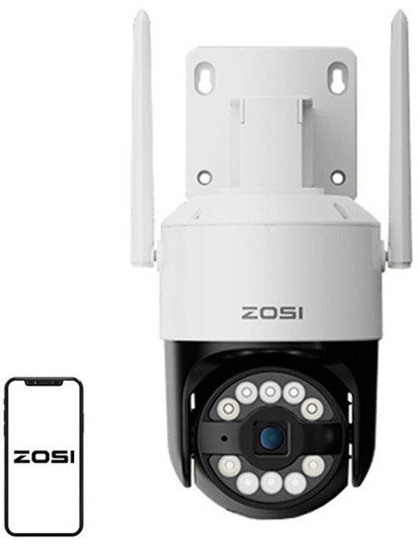 Εξωτερική κάμερα IP ZOSI C296 WiFi 8MP διπλή Pan Tilt IP66 + κάρτα microSD 32GB