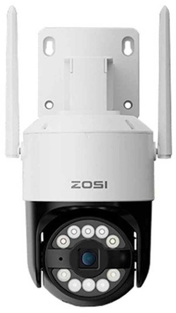 Εξωτερική κάμερα IP ZOSI C296 WiFi 8MP διπλή Pan Tilt IP66 + κάρτα microSD 32GB