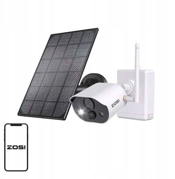 Εξωτερική κάμερα IP με ηλιακό πάνελ ZOSI C306Pro WiFi 3MP IP66