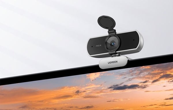 Kamera internetowa UGREEN CM825 USB-A 2K 30FPS (szara)