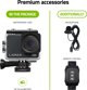 LAMAX X7.2 Action Camera, 4K, 30 fps, Σταθεροποίηση MAXsmooth, Μαύρη