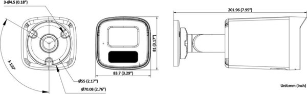 Κάμερα IP Hikvision ΚΑΜΕΡΑ IP DS-2CD1T67G2H-LIU(2.8MM)PL ColorVu - 6Mpx Hikvision