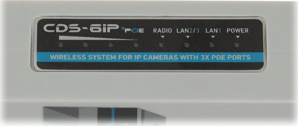 Camsat CDS-6IP-3POE Ασύρματο Access Point 5.8GHz για IP Κάμερες Full HD/4K, Πομποδέκτης Μετάδοσης Βίντεο