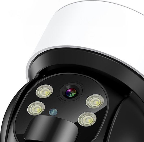 Κάμερα IP Choetech Κάμερα Choetech ASC006-WF ηλιακή έξυπνη PTZ WiFi με ηλιακό πάνελ 5W - λευκή