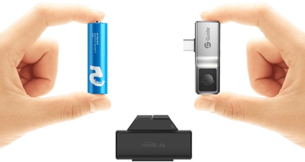 Guide MobIR Air Θερμική Κάμερα για iPhone Lightning, Ανάλυση 120x90px, Ανίχνευση έως 120°C, 25Hz, MAI