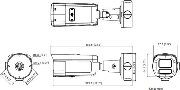 Kamera IP Hikvision KAMERA IP HIKVISION DS-2CD2663G2-LIZS2U(2.8-12mm)