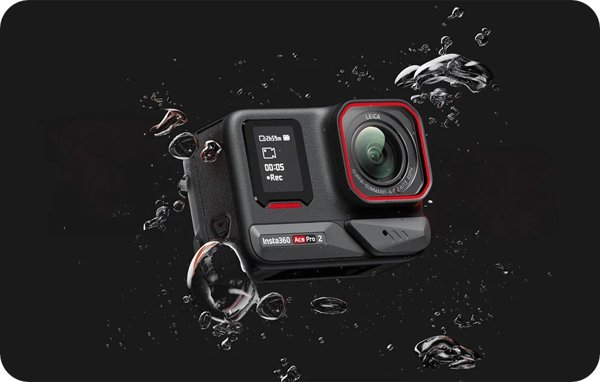 Φωτογραφική μηχανή Insta360 Insta360 Ace Pro Gen2 φωτογραφική μηχανή για αθλητική φωτογραφία 48 MP 8K Ultra HD 25,4 / 1,3 mm (1 / 1.3") Wi-Fi 179,8 g