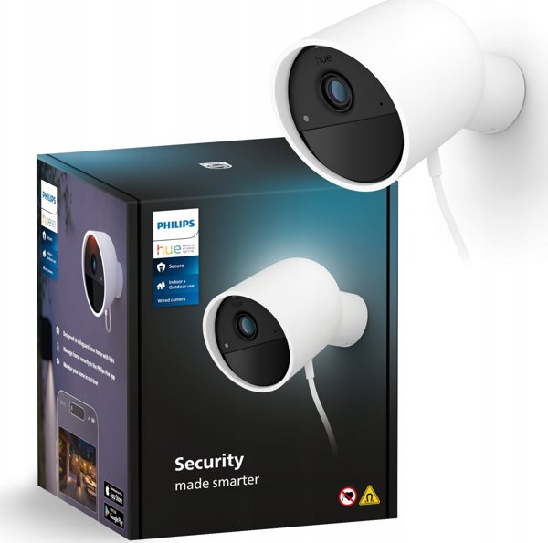 Κάμερα IP Philips Philips Hue | Secure Wired Camera | Bullet | IP65 | Λευκό