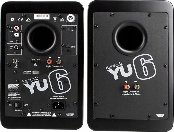 ΟΔΗΓΟΣ KANTO AUDIO 5.25" - ΕΝΕΡΓΑ ΗΧΕΙΑ ΜΕ BLUETOOTH® ΚΑΙ ΠΡΟΕΝΙΣΧΥΤΗ PHONO - ΜΑΤ ΜΑΥΡΟ (ΠΕΡΙΛΑΜΒΑΝΟΝΤΑΙ ΚΑΛΩΔΙΑ ΡΕΥΜΑΤΟΣ ΤΥΠΟΥ F & G)