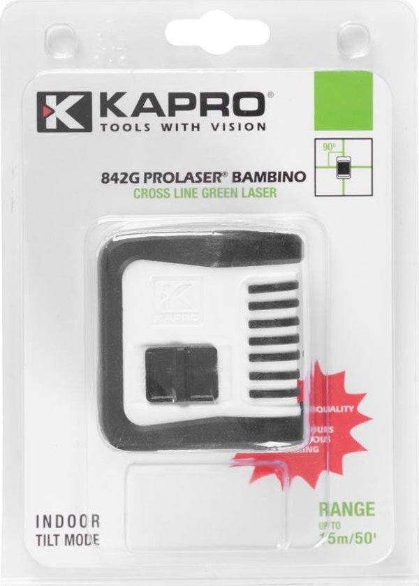 Kapro Πράσινος λέιζερ μετρητής «KAPRO» BAMBINO