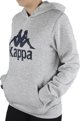Kappa Kappa Taino Παιδικό Φούτερ με Κουκούλα 705322J-18M γκρι 128