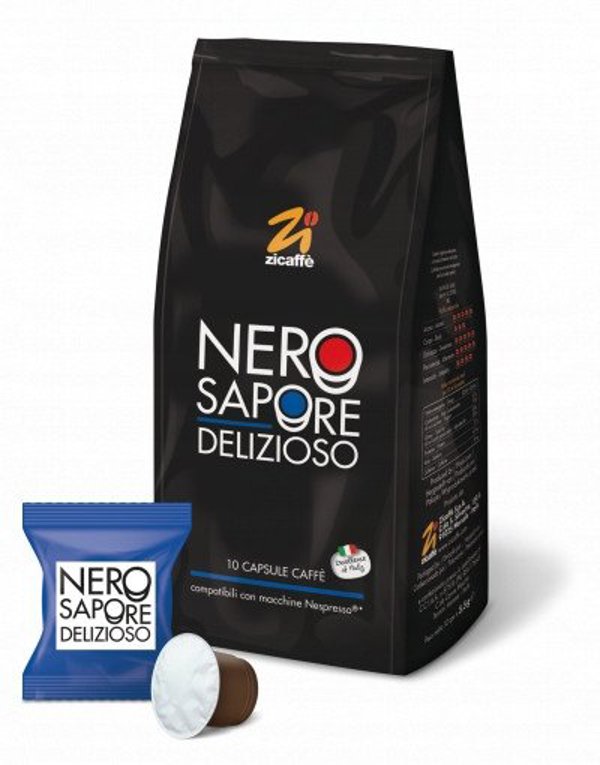 Κάψουλες Nespresso Zicaffe Nerosapore Delizioso - 10 τεμ.