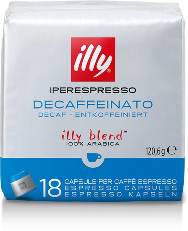 Κάψουλες illy Iperespresso Decaffeinato - 18 τεμάχια