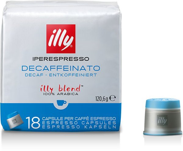 Κάψουλες illy Iperespresso Decaffeinato - 18 τεμάχια