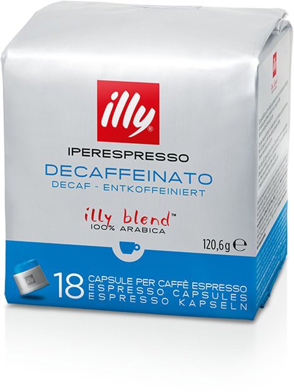 Κάψουλες illy Iperespresso Decaffeinato - 18 τεμάχια