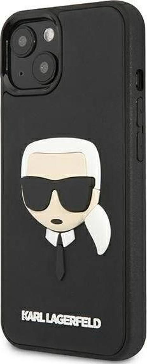 Σκληρή θήκη 3D Rubber Karl`s Head για iPhone 13 mini 5,4" μαύρο
