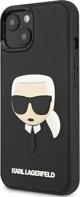 Σκληρή θήκη 3D Rubber Karl`s Head για iPhone 13 mini 5,4" μαύρο