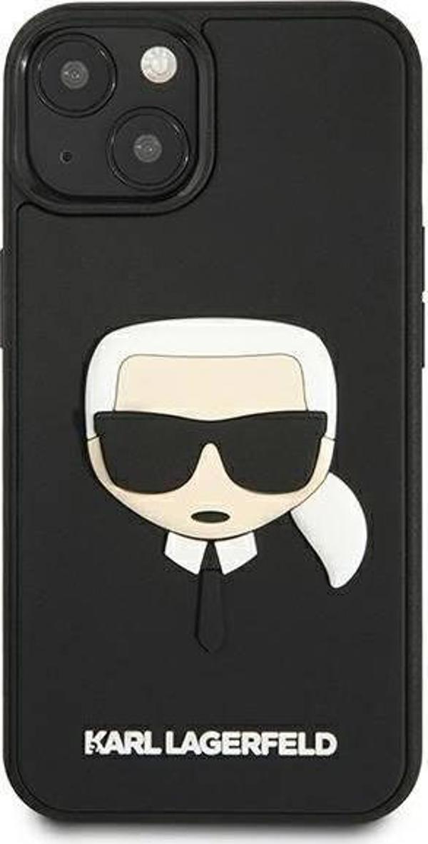 Σκληρή θήκη 3D Rubber Karl`s Head για iPhone 13 mini 5,4" μαύρο