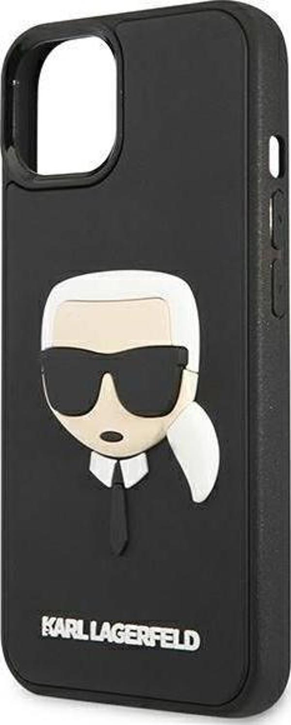 Σκληρή θήκη 3D Rubber Karl`s Head για iPhone 13 mini 5,4" μαύρο